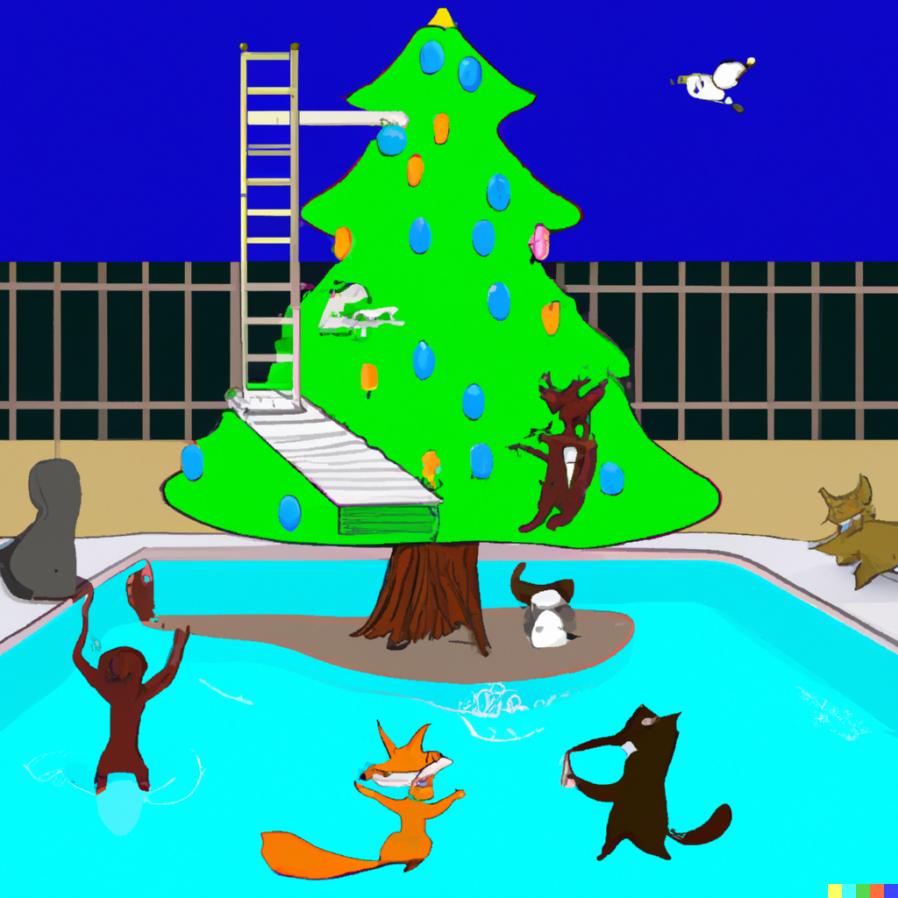 Name:  DALL·E 2022-12-07 18.49.54 - A christmas tree in a swimming pool surrounded with mobsters and d.jpg
Views: 177
Size:  74.8 KB